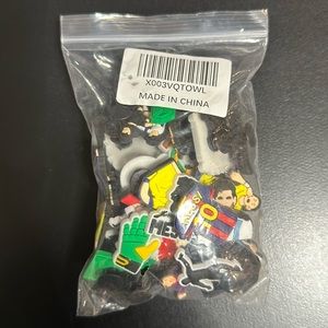 50Pcs Sports Ball Crocs Charms